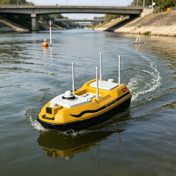 H011-Single-Beam-Echosounder-Water-Quality-Monitoring-USV H011 Micro Portable Catamaran Survey USV