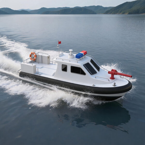 SA04 Shipborne Dual-Mode Firefighting & Law Enforcement USV with Water Cannon
