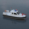 SA04 Shipborne Dual-Mode Firefighting & Law Enforcement USV with Water Cannon
