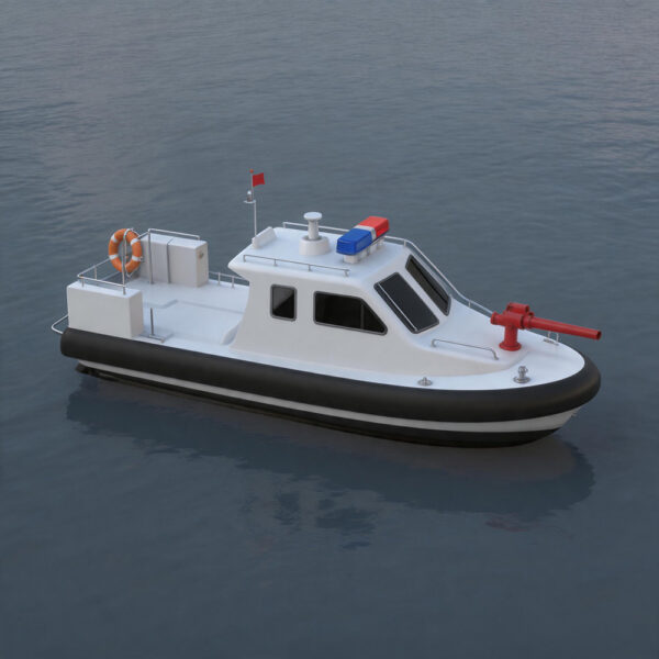 SA04 Shipborne Dual-Mode Firefighting & Law Enforcement USV with Water Cannon