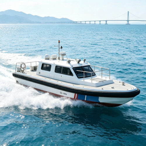 ST03 Large Rigid Inflatable Unsinkable Collision Resistant Work Boat