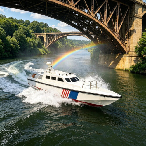 ST08 75-Knot Ultra High Speed Triple Engine Propulsion Law Enforcement Boat