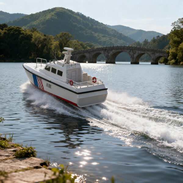 ST08 75-Knot Ultra High Speed Triple Engine Propulsion Law Enforcement Boat