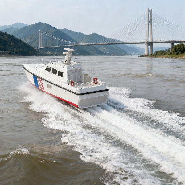ST08 75-Knot Ultra High Speed Triple Engine Propulsion Law Enforcement Boat