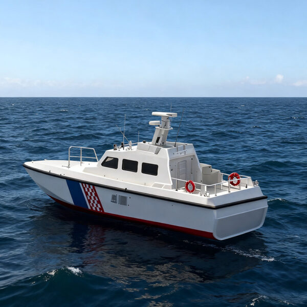 ST08 75-Knot Ultra High Speed Triple Engine Propulsion Law Enforcement Boat