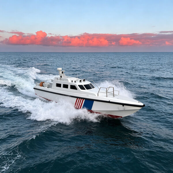ST08 75-Knot Ultra High Speed Triple Engine Propulsion Law Enforcement Boat