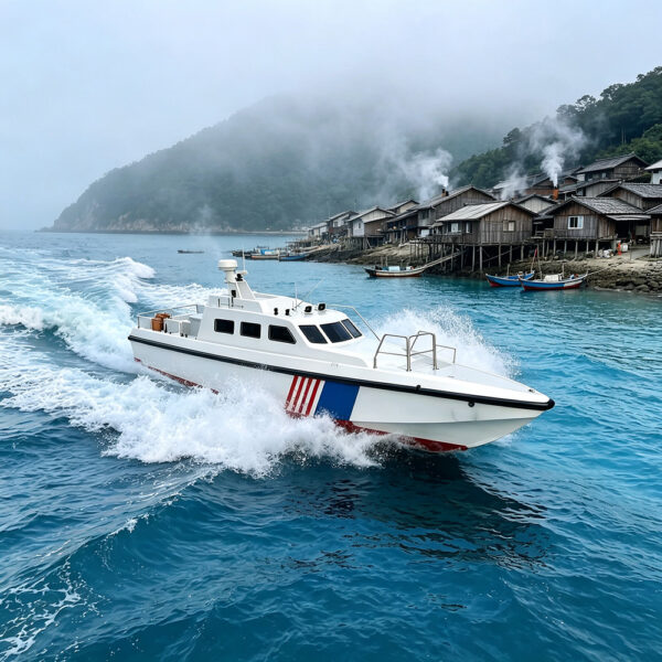 ST10 Offshore Stealth Quad Engine Quad Propeller Patrol Boat